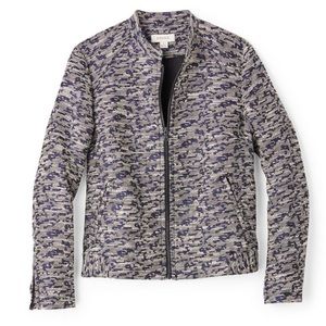 Fossil Arlene Jacket Blue Multi Size Small